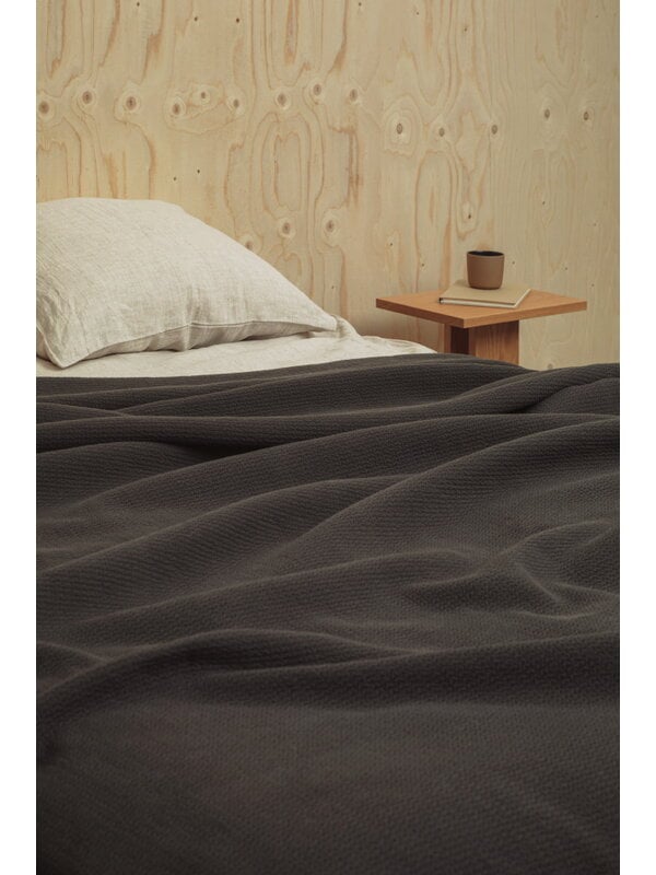 Bedspreads, Polku bedspread, 190 x 260 cm, grey, Gray