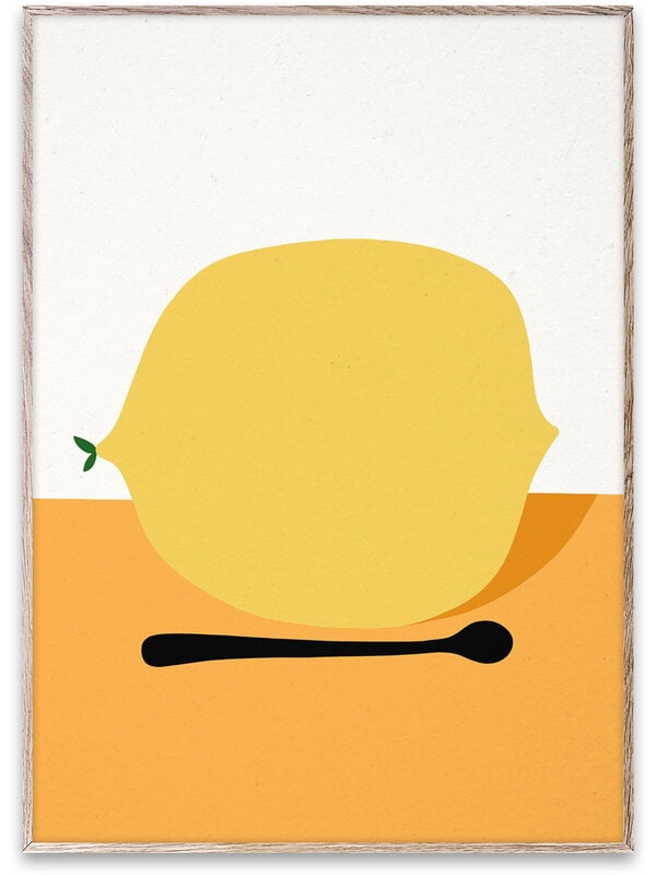 Affiches, Affiche Citron, Blanc