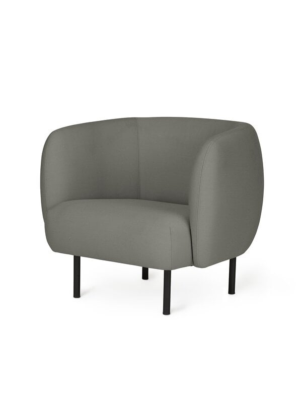 Armchairs & lounge chairs, Cape lounge chair, warm grey, Gray