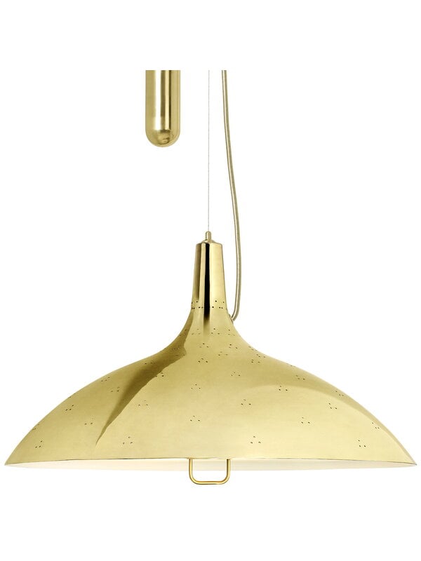 Pendant lamps, Tynell A1965 pendant, brass, Gold