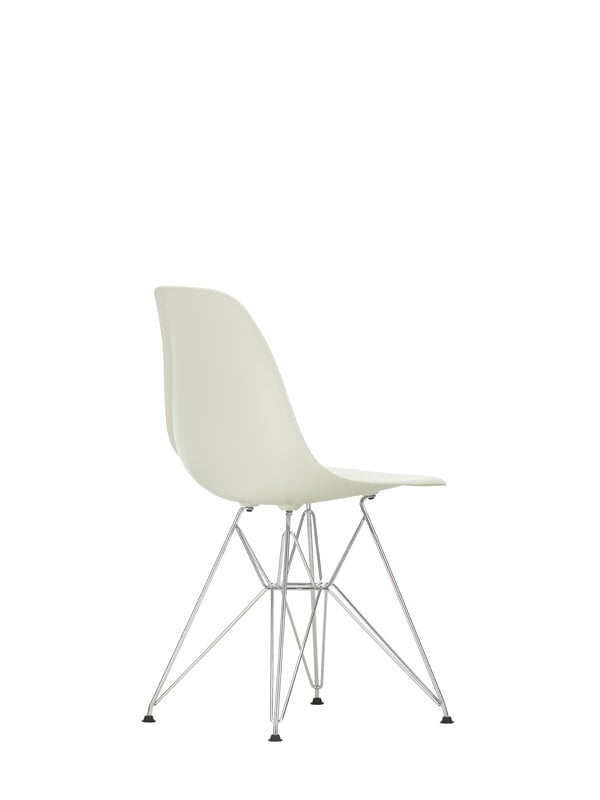 Sedie da pranzo, Sedia Eames DSR, pebble RE - cromo, Grigio