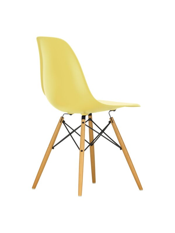 Dining chairs, Eames DSW chair, citron RE - maple, Yellow