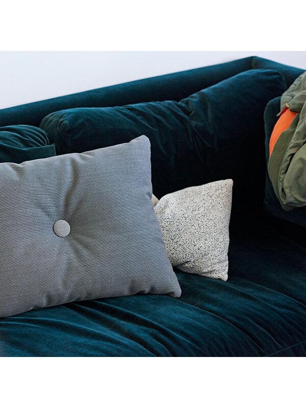 Decorative cushions, Dot cushion, Steelcut Trio, dark grey, Gray