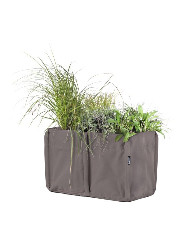 Outdoor planters & plant pots, Baclong 2 fabric planter, 70 L, taupe, Gray