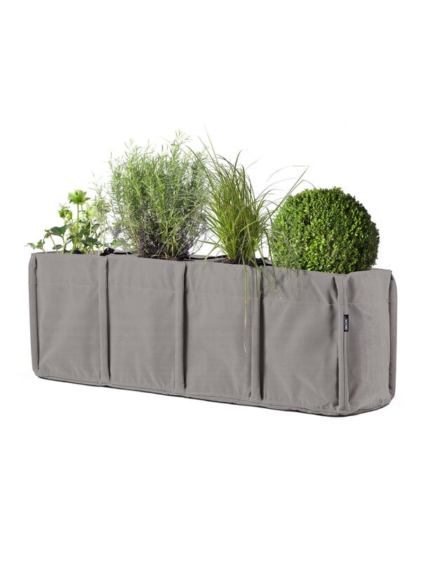 Outdoor planters & plant pots, Baclong 4 fabric planter, 145 L, taupe, Gray