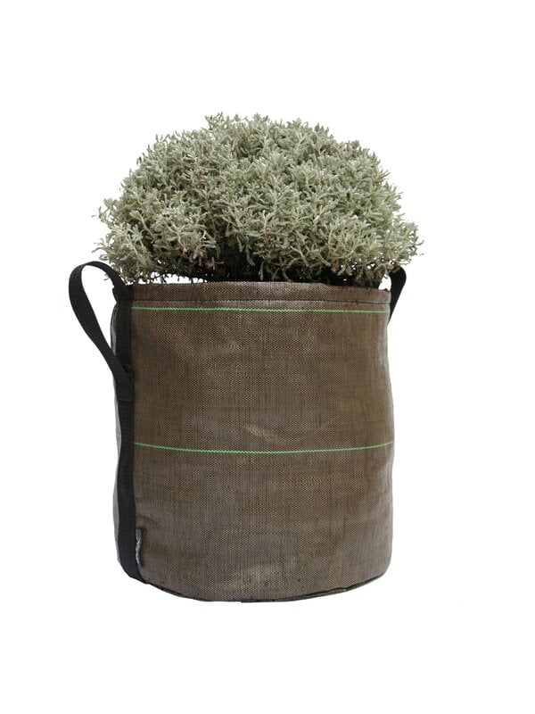 Pots de fleurs et jardinières d’extérieur, Pot en tissu, 25 L, géotextile, Noir