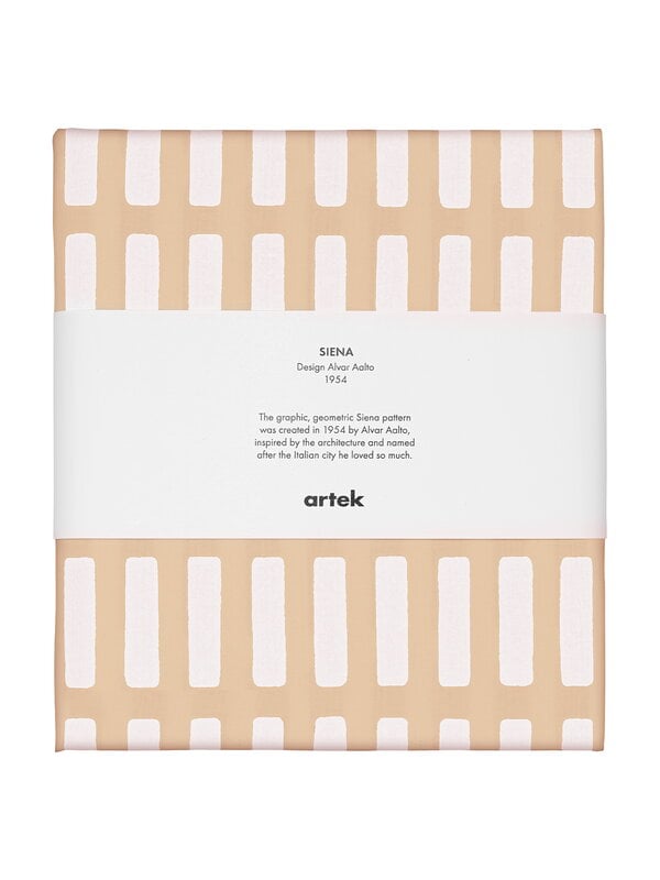 Artek fabrics, Siena acrylic coated fabric, 145 x 300 cm, sand - white, Beige