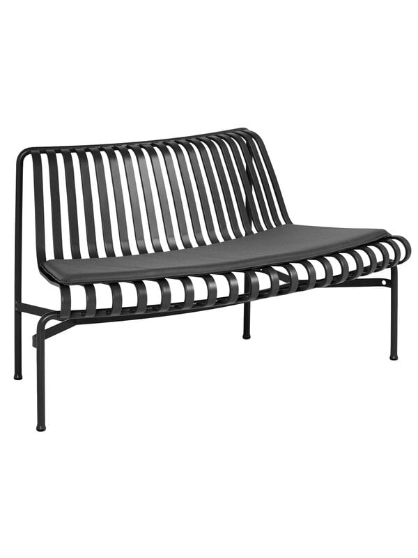 Cushions & throws, Palissade Park dining bench cushion, out, 1 pc, anthracite, Gray