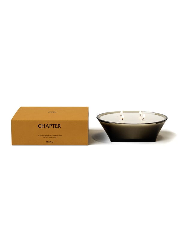 Scented candles, Olfacte scented candle, 428 g, Chapter, White