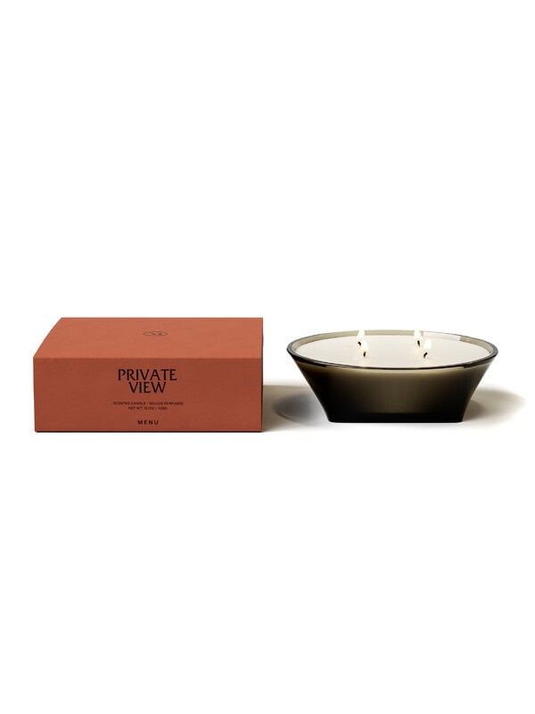Scented candles, Olfacte scented candle, 428 g, Private View, White