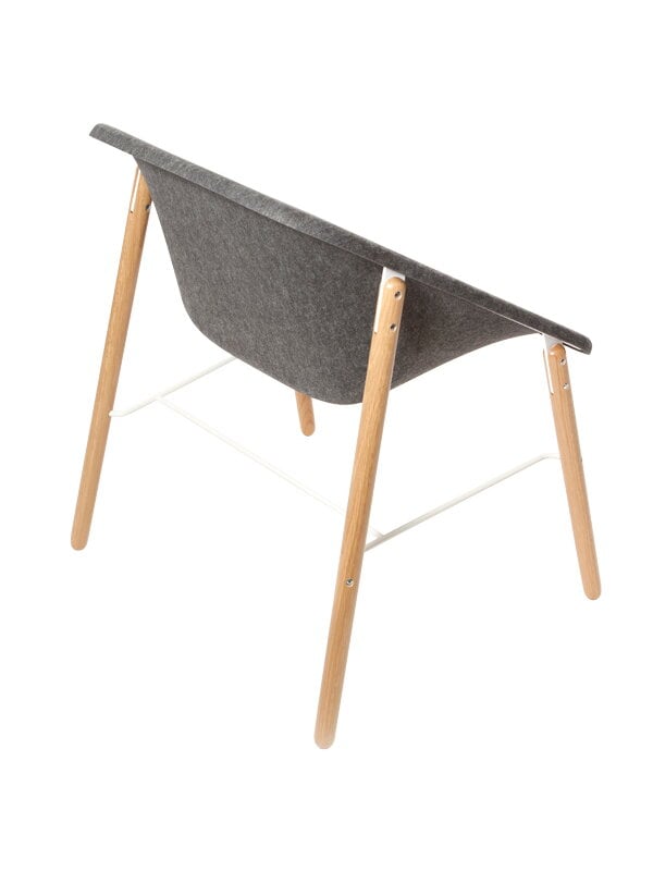 Armchairs & lounge chairs, Kola Light wood, Gray