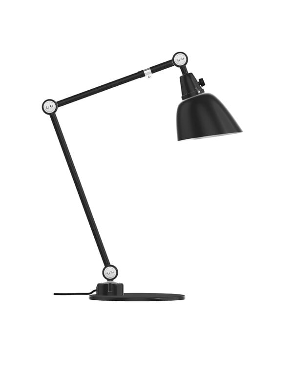 Lampade da scrivania, Lampada da tavolo Modular 551, nero - alluminio, Nero