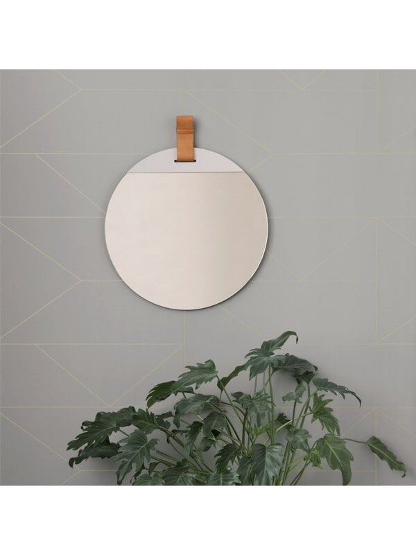 Wall mirrors, Enter mirror, large, brown, Brown