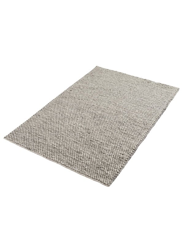 Wool rugs, Tact rug, 90 x 140 cm, grey, Gray