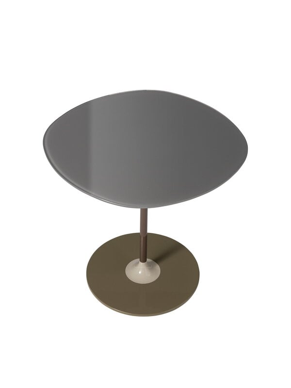 Coffee tables, Thierry side table, 45 x 45 cm, grey, Gray