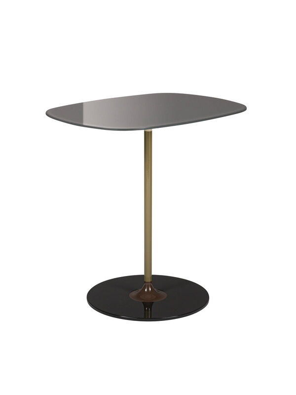 Coffee tables, Thierry side table, 33 x 50 cm, grey, Gray