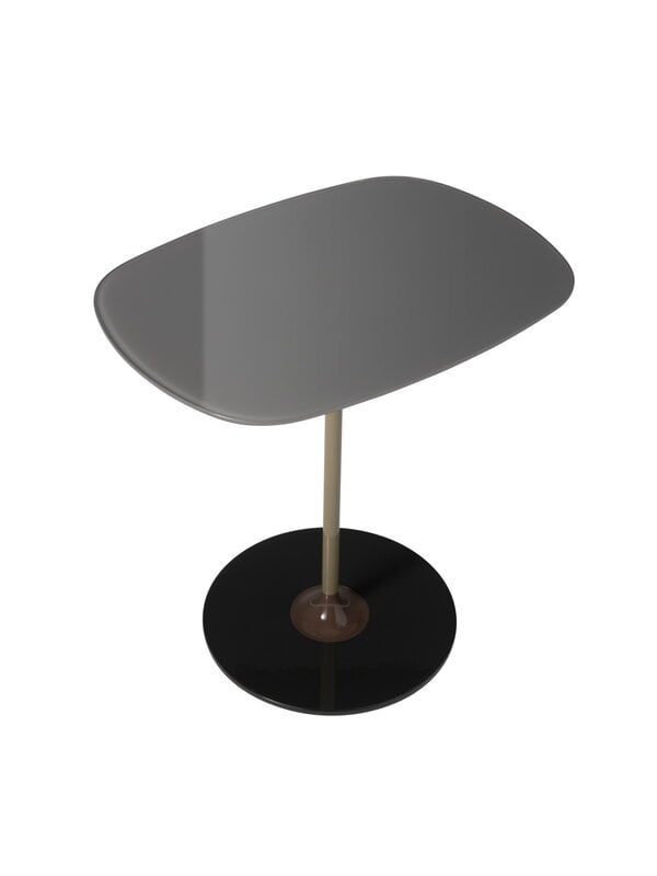 Coffee tables, Thierry side table, 33 x 50 cm, grey, Gray
