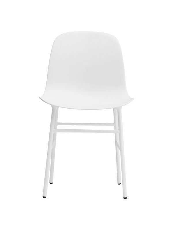 Dining chairs, Form chair, white steel - white, White