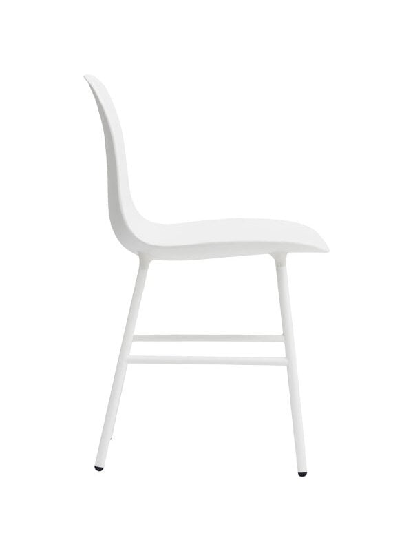 Dining chairs, Form chair, white steel - white, White