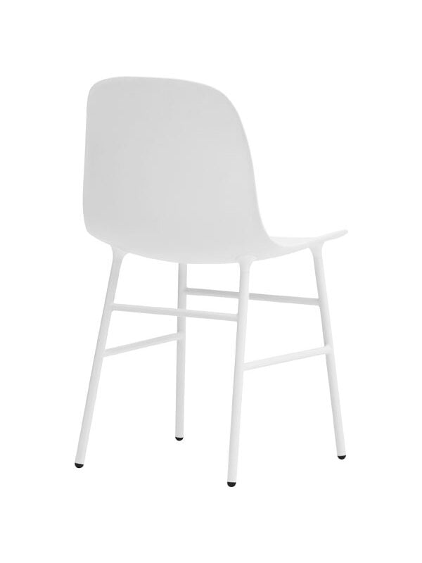 Dining chairs, Form chair, white steel - white, White