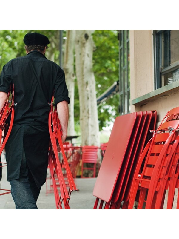 Chaises de jardin, Chaise Bistro Metal, vert cèdre, Vert