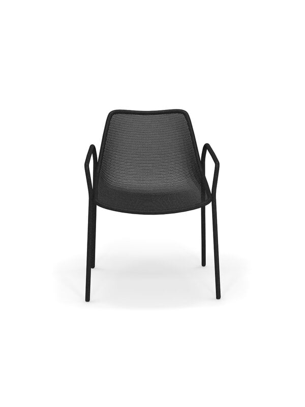 Patio chairs, Round armchair, black, Black