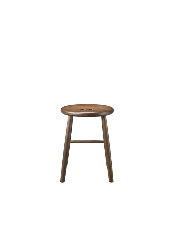Stools, J27 stool, stained oak, Brown