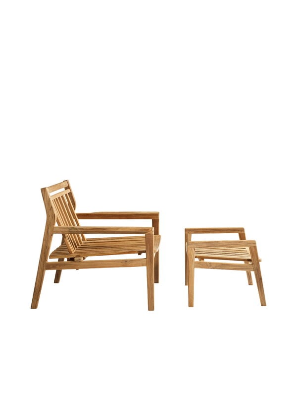 Patio chairs, M6 Sammen lounge chair, Natural