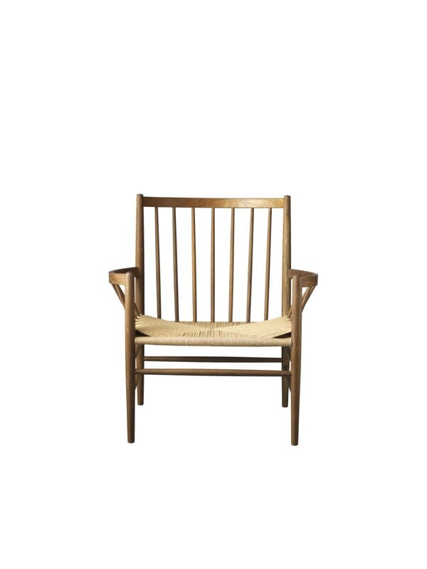 Armchairs & lounge chairs, J82 lounge chair, smoked oak, Brown