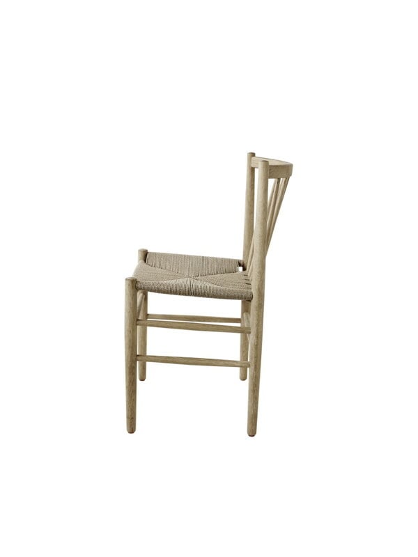 Dining chairs, J80 chair, oiled oak - paper cord, Natural