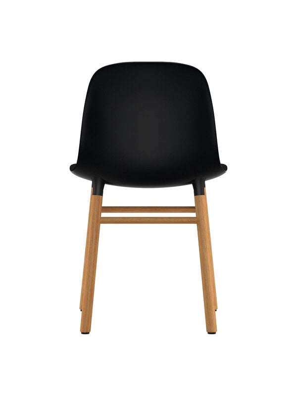 Dining chairs, Form chair, black - oak, Black