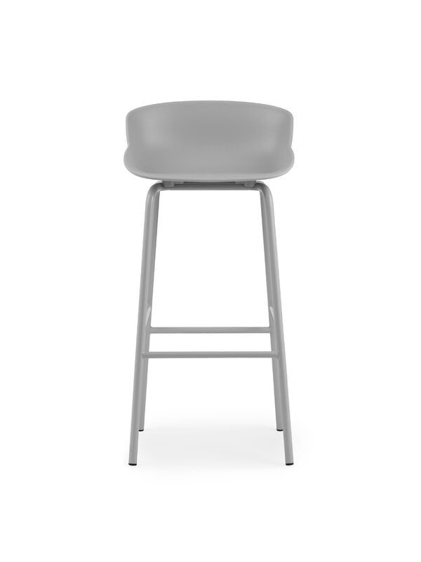 Bar stools & chairs, Hyg bar stool, 75 cm, grey, Gray