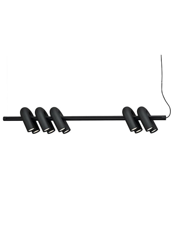 Pendant lamps, Cirkus Modular track rail, 120 cm, black, Black