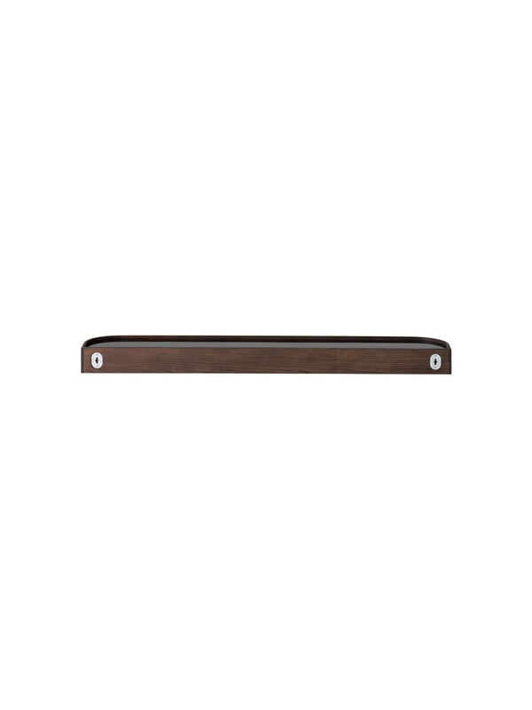 Wall coat racks, Epoch shelf with rack 118, dark stained oak - black, Brown