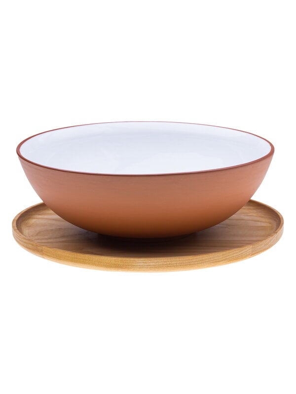 Plates, Earth ash wood platter 25,5 cm, Natural