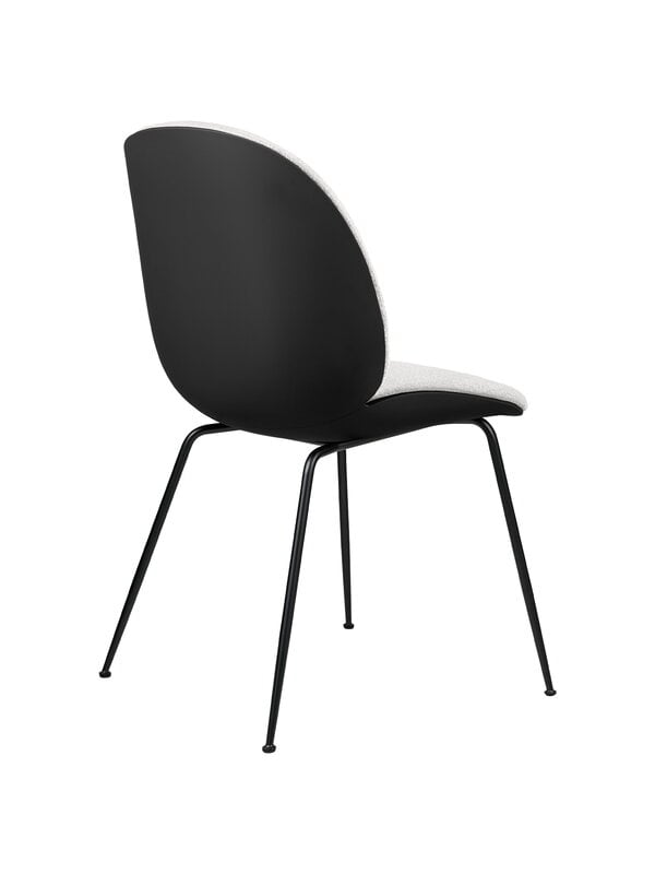 Ruokapöydän tuolit, Beetle tuoli, mattamusta - musta - Light Boucle 001, Harmaa