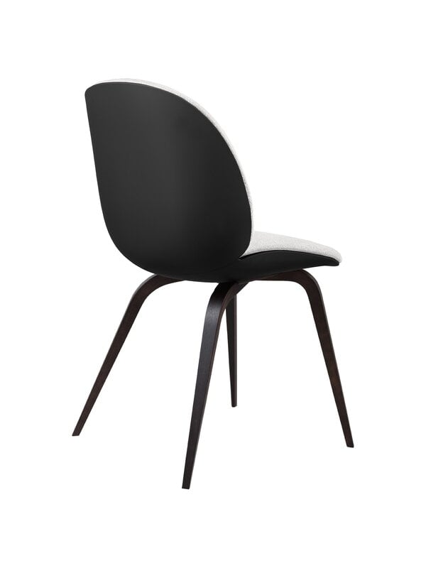 Ruokapöydän tuolit, Beetle tuoli, savustettu tammi - musta - Light Boucle 001, Harmaa