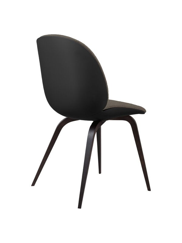 Ruokapöydän tuolit, Beetle tuoli, savustettu tammi - musta - Light Boucle 004, Ruskea