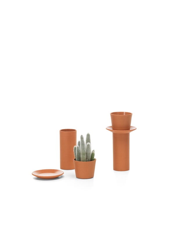 Vasi per erbe/fiori, Vaso Terracotta, S, terracotta, Marrone
