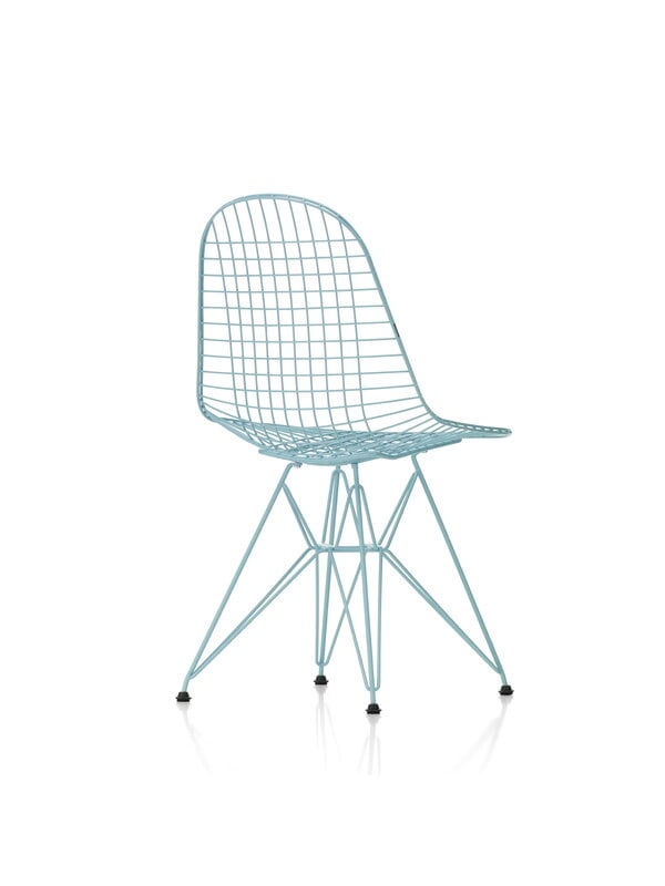 Dining chairs, Wire Chair DKR, sky blue, Light blue