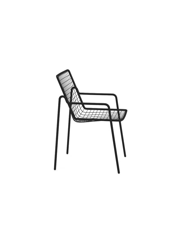 Patio chairs, Rio armchair, black, Black