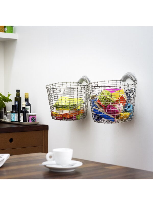 Metal baskets, Bin hanger, black, Black