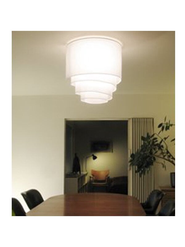 Flush ceiling lights, Vuolle plafond light, 42 cm, White