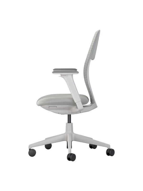 Office chairs, ACX Soft task chair, soft grey - stone grey, Gray