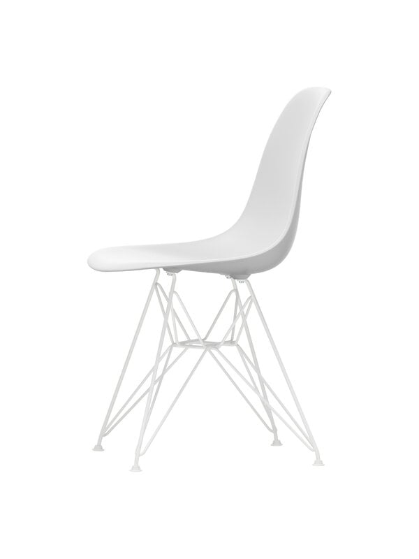 Dining chairs, Eames DSR chair, cotton white RE - white, White