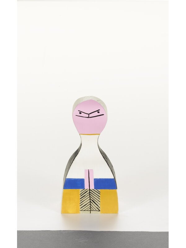 Figurinen, Wooden Doll No. 15, Mehrfarbig