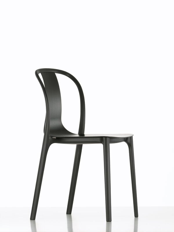 Dining chairs, Belleville chair, black stained ash - black, Black