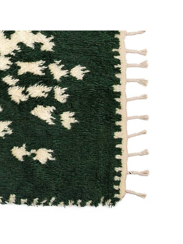 Wool rugs, Suovilla rug, 140 x 200 cm, green, Green