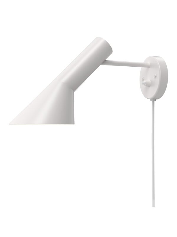 Lampade da parete, Lampada da parete AJ V3, bianca, Bianco