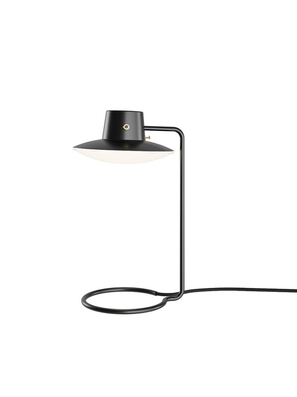 Skrivbordslampor, AJ Oxford bordslampa, 410 mm, svart - opalglas, Svart